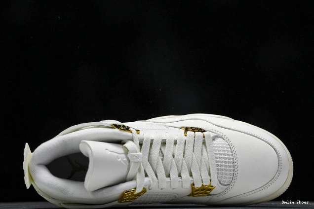 Bmlin 4 Metallic Retro Jordan Gold AQ9129-170 0712